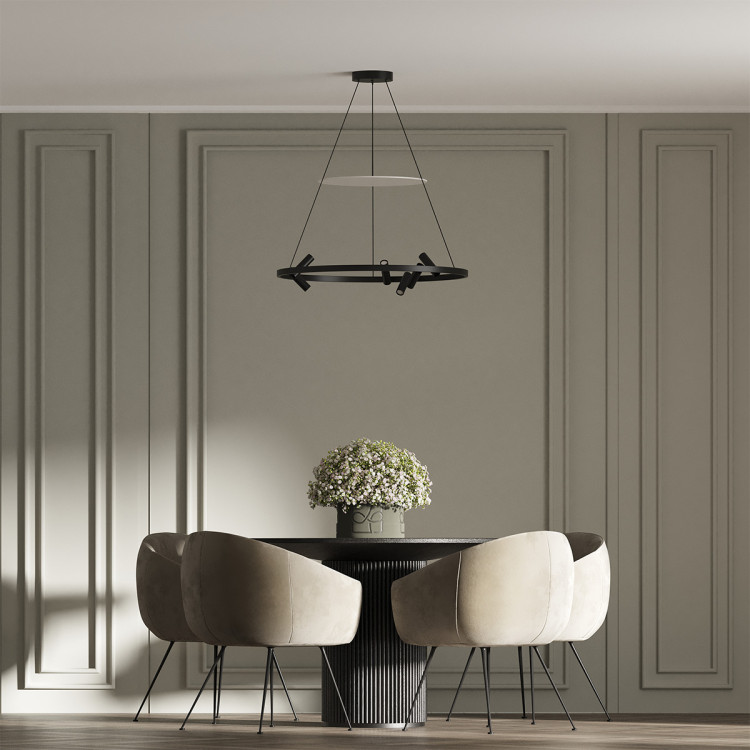 Lampa wisząca Almeria czarna LED 4000K - 10023