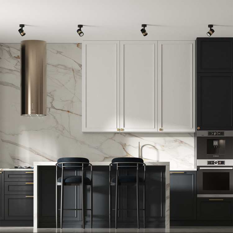 Spot Anillo 1 czarny 1xGU10 - 10024