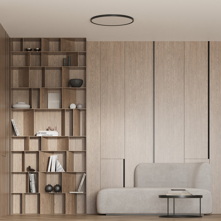 Plafon California 30 cm czarny LED CCT - 10027