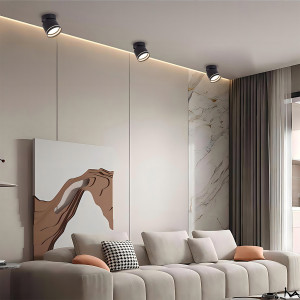 Oprawa natynkowa Kendal czarna GX53