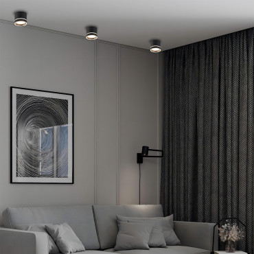 Oprawa natynkowa Kendal czarna GX53