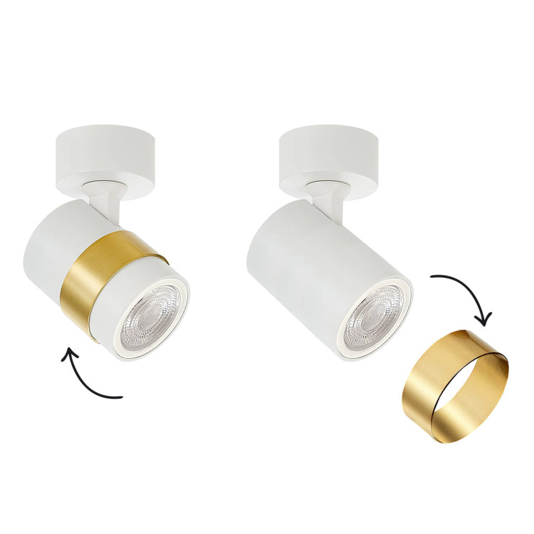 Spot Anillo 1 biały 1xGU10 - 10331