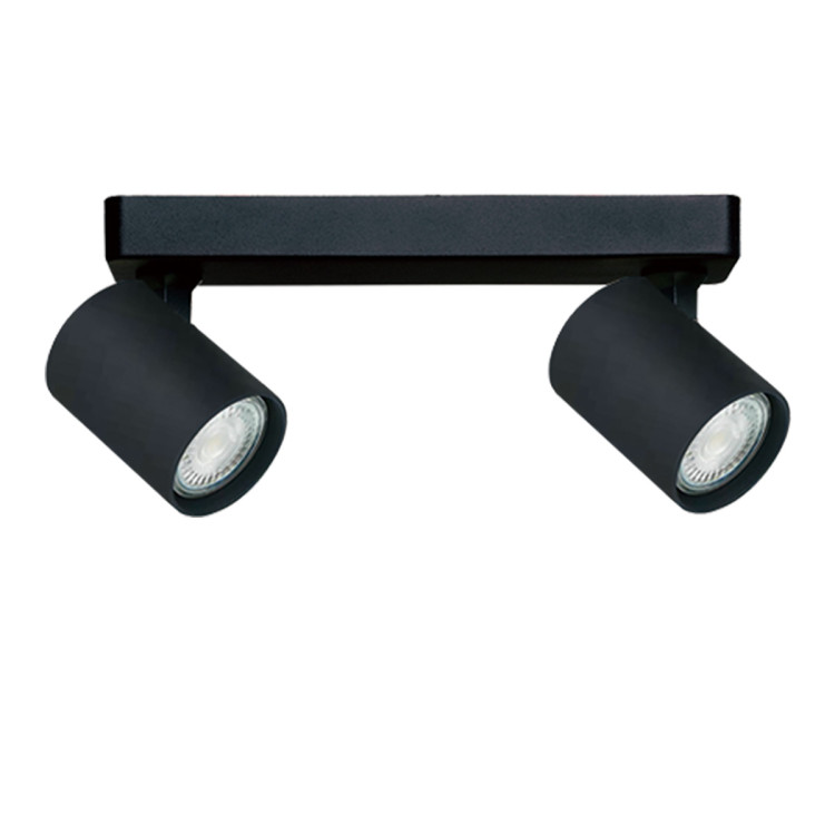 Spot Anillo 2 czarny 2xGU10 - 10334