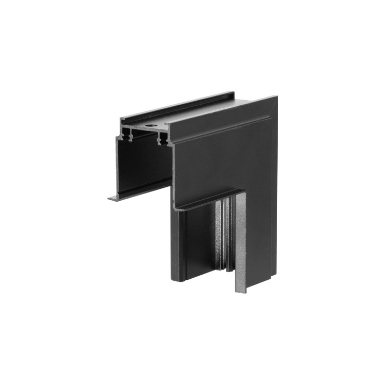 Łącznik podtynkowy L sufit-ściana Magnetic Slim czarny - 10348