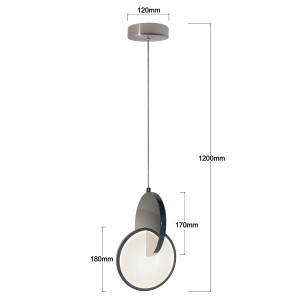 Lampa wisząca Circlo chrom LED CCT