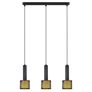 Lampa wisząca Amo czarna 3xE27