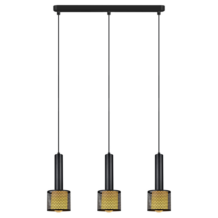 Lampa wisząca Amo czarna 3xE27 - 10372