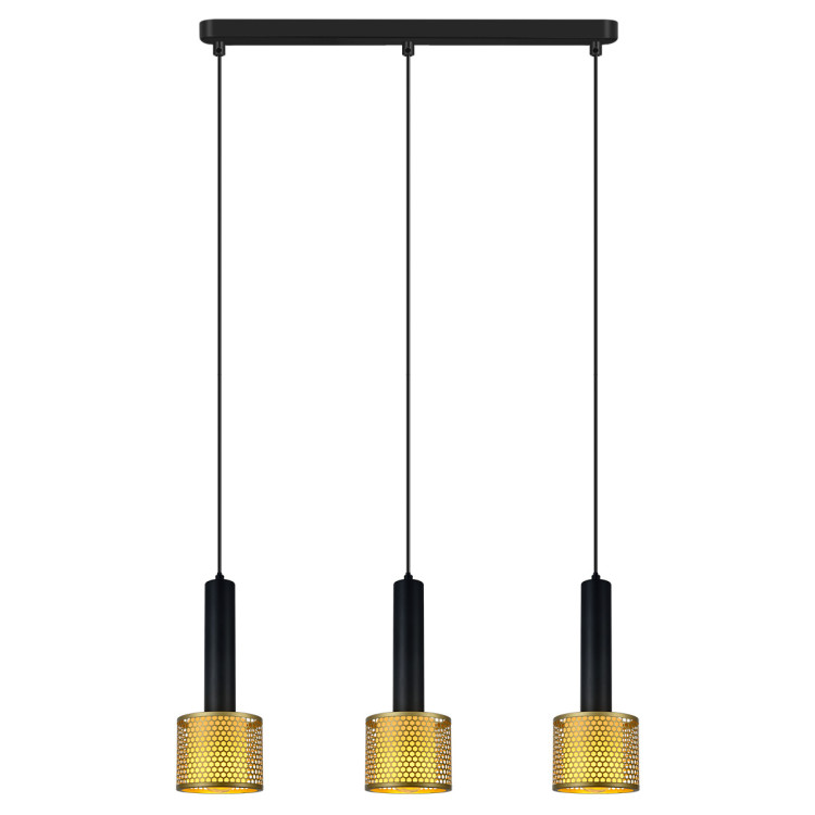 Lampa wisząca Amo czarno-złota 3xE27 - 10375