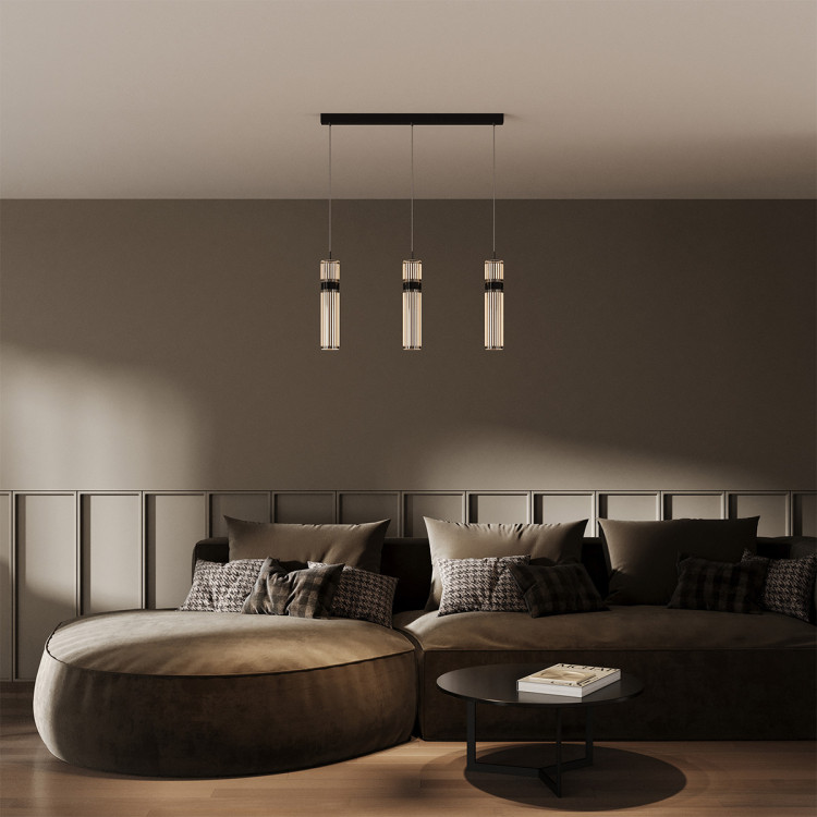 Lampa wisząca Ambiente 3 grafitowa LED CCT - 10380