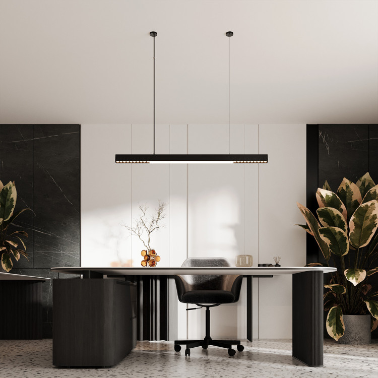 Lampa wisząca Cali L czarna Tuya LED CCT - 10386
