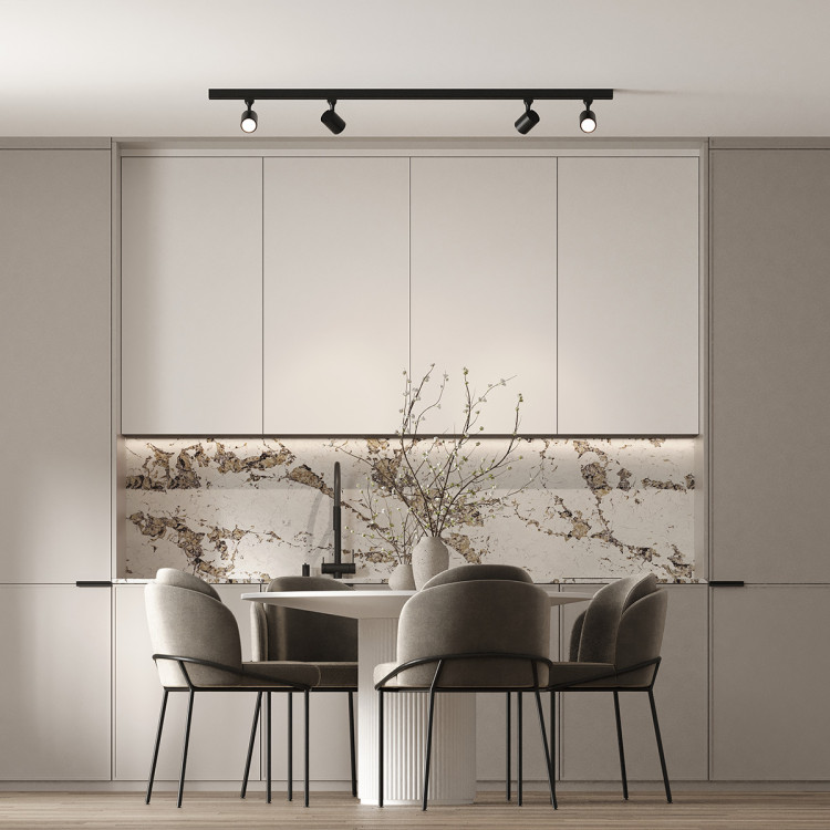 Zestaw oświetlenia szynowego Snow SET 3F czarny 4xGU10 - 10403