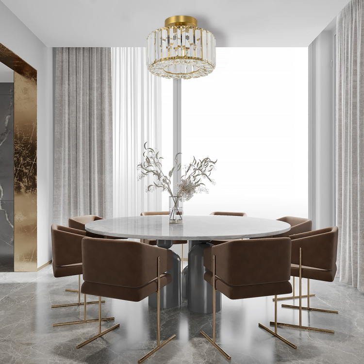 Plafon Vetro złoty 1xE27 - 10405