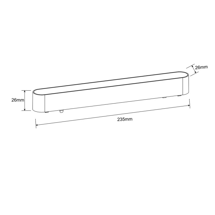 Reflektor Magnetic Slim Lumo 12W LED 3000K czarny - 10470