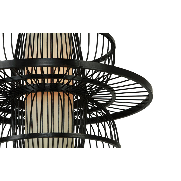 Rattanowa lampa wisząca Astra czarna 1xE27 - 10531
