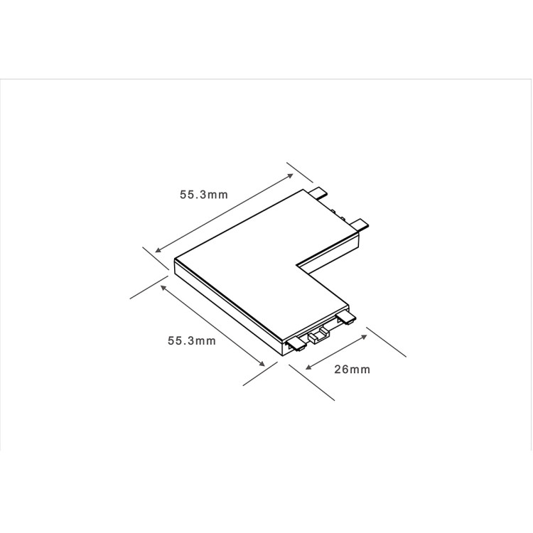 Łącznik natynkowy L Magnetic Slim czarny - 10548