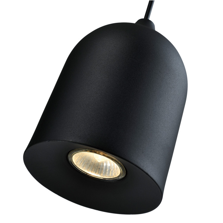 Metalowa lampa wisząca Nilo czarna 1xGU10 - 10658