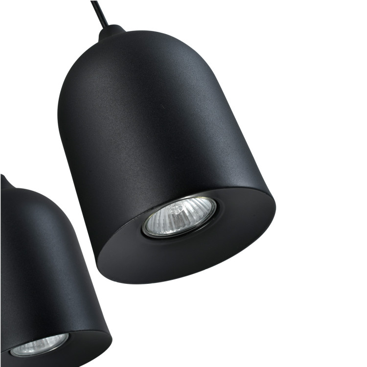 Metalowa lampa wisząca Nilo czarna 2xGU10 - 10662
