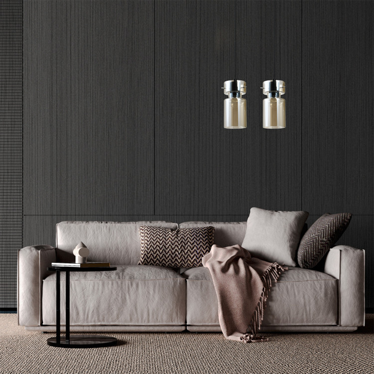 Podwójna lampa wisząca Nivio dymna 2xE27 - 10678