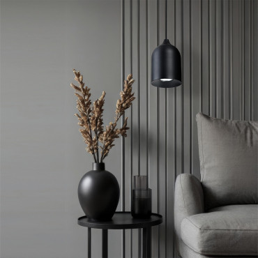 Metalowa lampa wisząca Nilo czarna 1xGU10