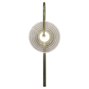 Kinkiet Plato transparentny LED CCT