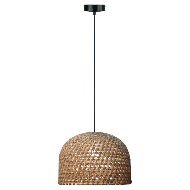 Rattanowa lampa wisząca Kanso 50 cm jasne drewno 1xE27 - 10777