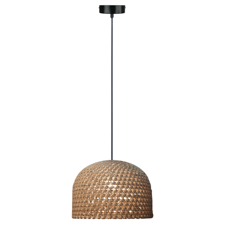 Rattanowa lampa wisząca Kanso 40 cm jasne drewno 1xE27 - 10780