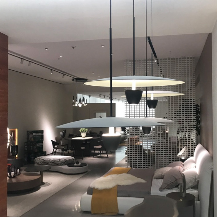 Lampa wisząca Ufo M czarna LED CCT - 10829