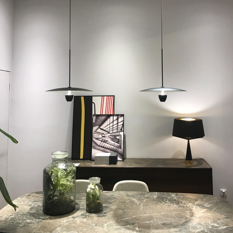 Lampa wisząca Ufo M czarna LED CCT - 10843