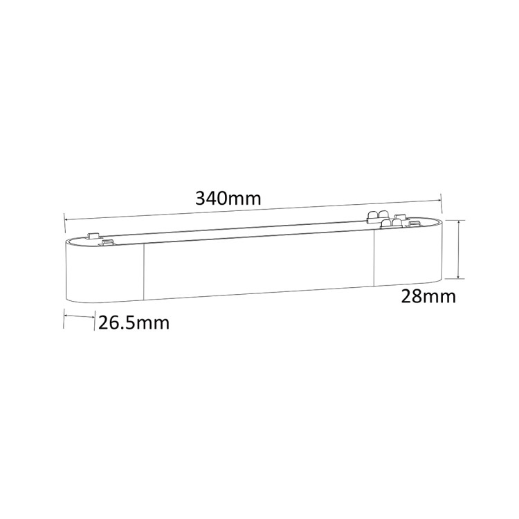 Zasilacz 100W Magnetic Slim czarny - 10870