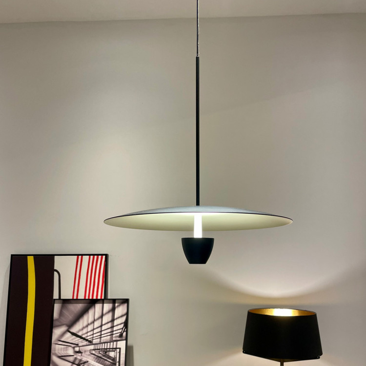 Lampa wisząca Ufo M czarna LED CCT - 10879