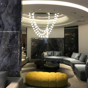 Lampa wisząca Dorado Rope 4 m złota LED CCT