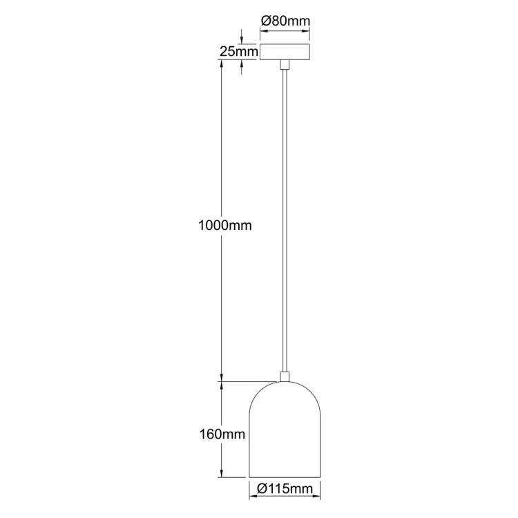 Metalowa lampa wisząca Nilo złota 1xGU10 - 10938