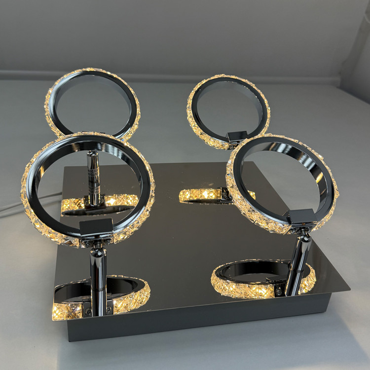 Plafon Carrara srebrny LED 3000K - 11023