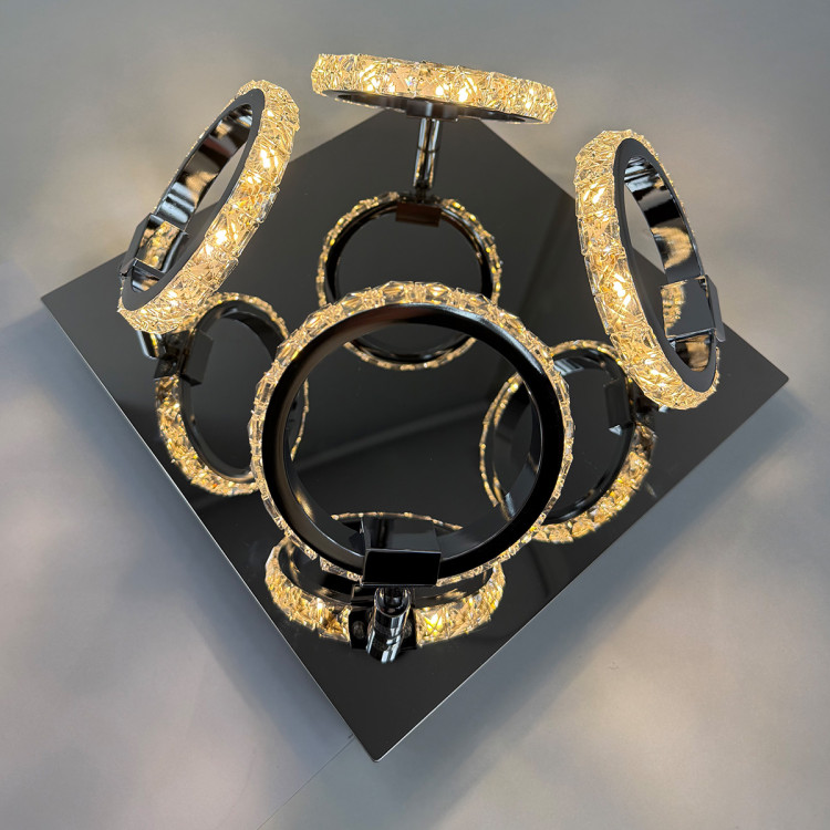 Plafon Carrara srebrny LED 3000K - 11025