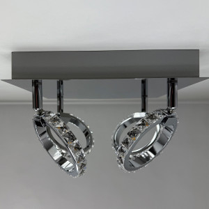 Plafon Carrara srebrny LED 3000K