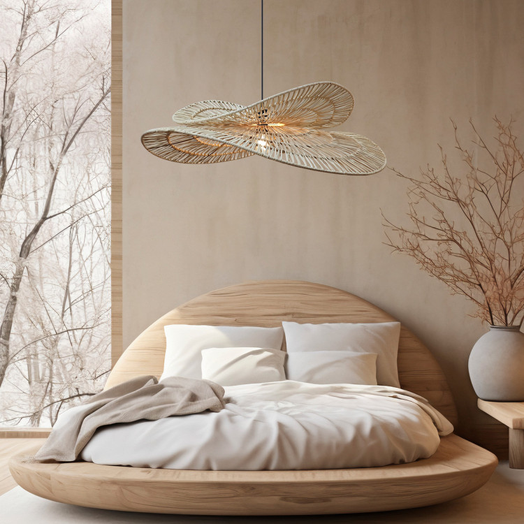 Rattanowa lampa wisząca Raya naturalna 1xE27 - 11060