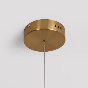Lampa wisząca Meleca S złota LED CCT