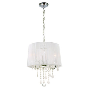 Lampa wisząca Mona srebrna 3xE14