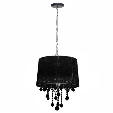 Lampa wisząca Mona czarna 3xE14