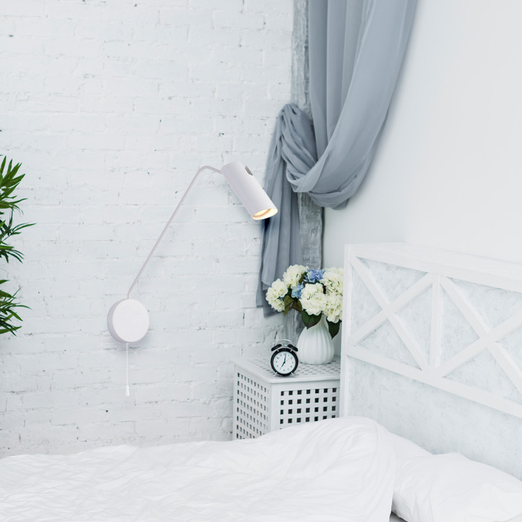 Kinkiet z wysięgnikiem Futuro biały 1xGU10 - 11154