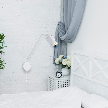 Kinkiet z wysięgnikiem Futuro biały 1xGU10