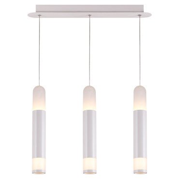 Lampa wisząca Forli biała LED 3000K