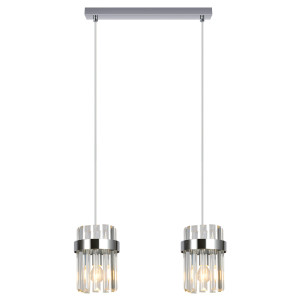Lampa wisząca Vetro chrom 2xE14