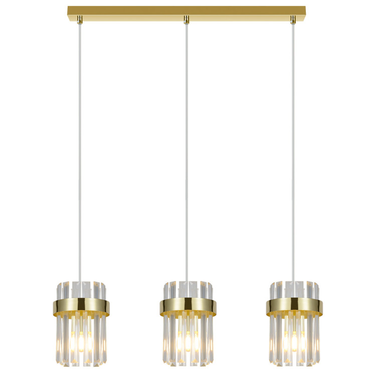 Lampa wisząca Vetro złota 3xE14 - 11206