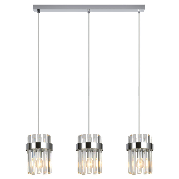 Lampa wisząca Vetro chrom 3xE14 - 11213