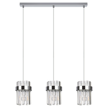 Lampa wisząca Vetro chrom 3xE14