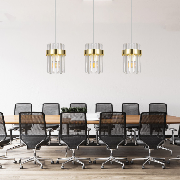 Lampa wisząca Vetro złota 3xE14 - 11347