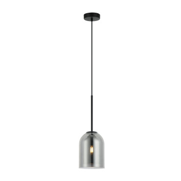 Lampa wisząca Elaris dymna 1xE27