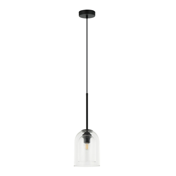 Lampa wisząca Elaris transparentna 1xE27 - 11381