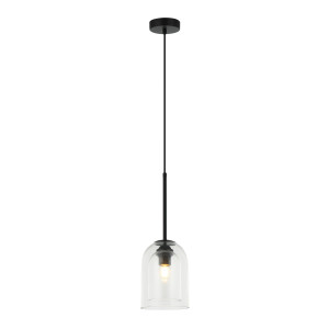 Lampa wisząca Elaris transparentna 1xE27